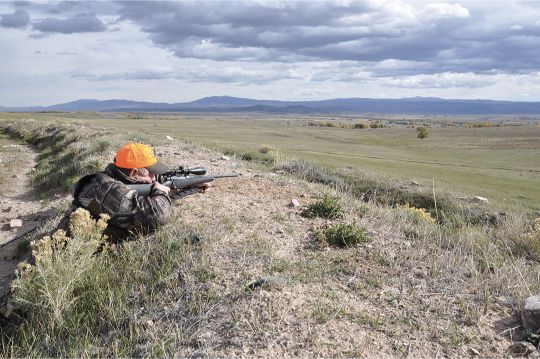 Open country is especially challenging for most hunters when eyeballing range. A flat-shooting rifle zeroed at 200 yards makes it possible to hold “on the animal” at virtually all practical ranges.